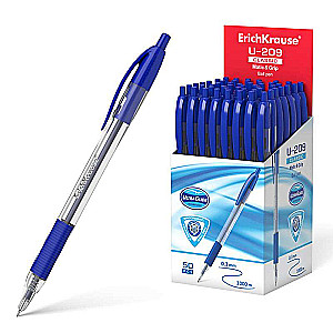 Automātiskā bumbiņu pildspalva ErichKrause U-209 Classic Matic&Grip 1.0, Ultra Glide Technology, zila krāsa