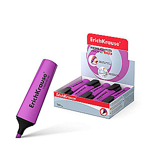 Tekstmarķieris ErichKrause Visioline V-12, tintes krāsa violeta
