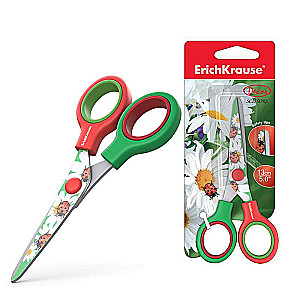 ErichKrause Junior Decor Summer šķēres ar rakstu uz asmeņiem, 13cm