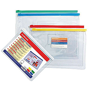 Zip-pakete plastmasas ErichKrause® PVC Zip Pocket, B5, caurspīdīga