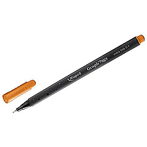 Tievais marķieris MAPED Finefelt 0.4mm, Dune, tumši oranžs