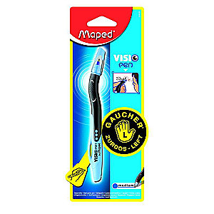 Rokas pildspalva kreisajiem MAPED VISIO 0,7 mm, zila