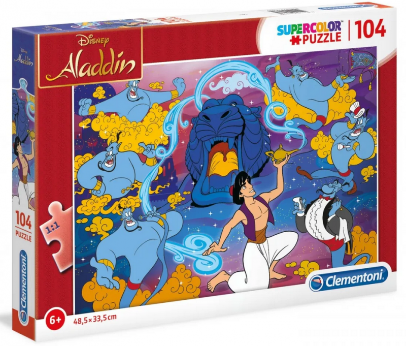 Puzzle CLEMENTONI  "Aladins" 104 detaļas