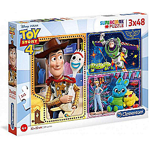 Puzzle CLEMENTONI Rotaļlietu stāsti 3x48gb