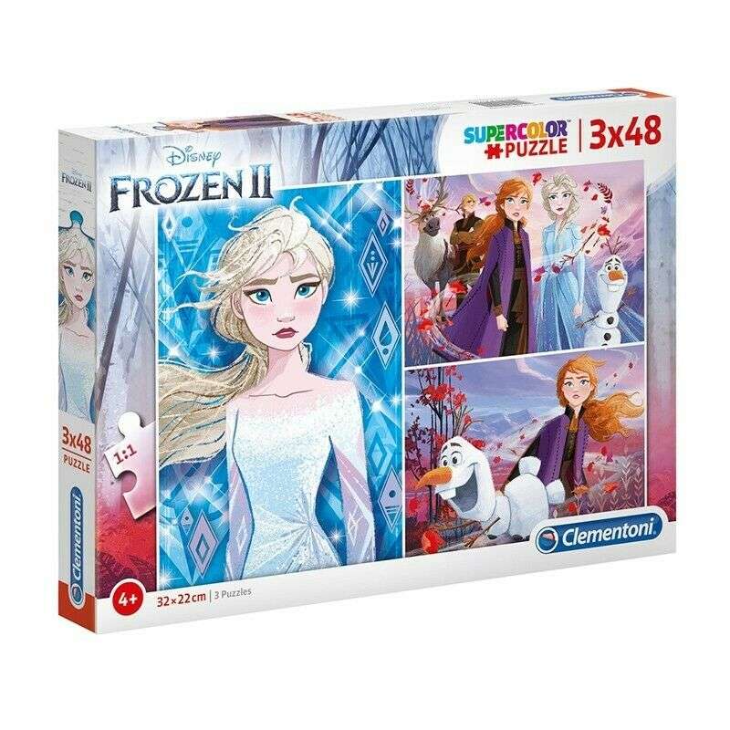 Puzzle CLEMENTONI Frozen 3x48gb