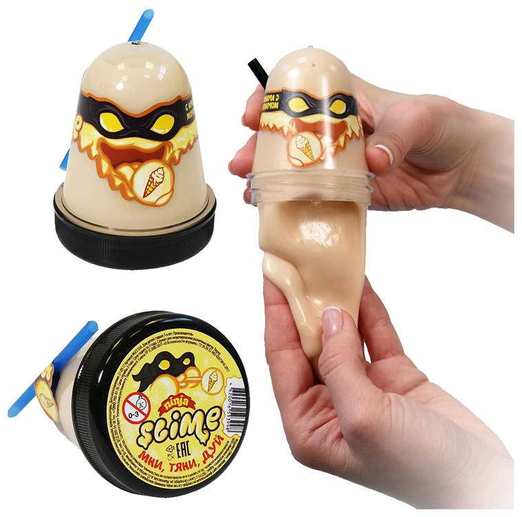 Slime Ninja ar saldējuma garšu 130 g. baidās no aukstuma