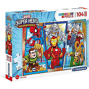 Puzzle CLEMENTONI Super varoņi MAXI 104 detaļas
