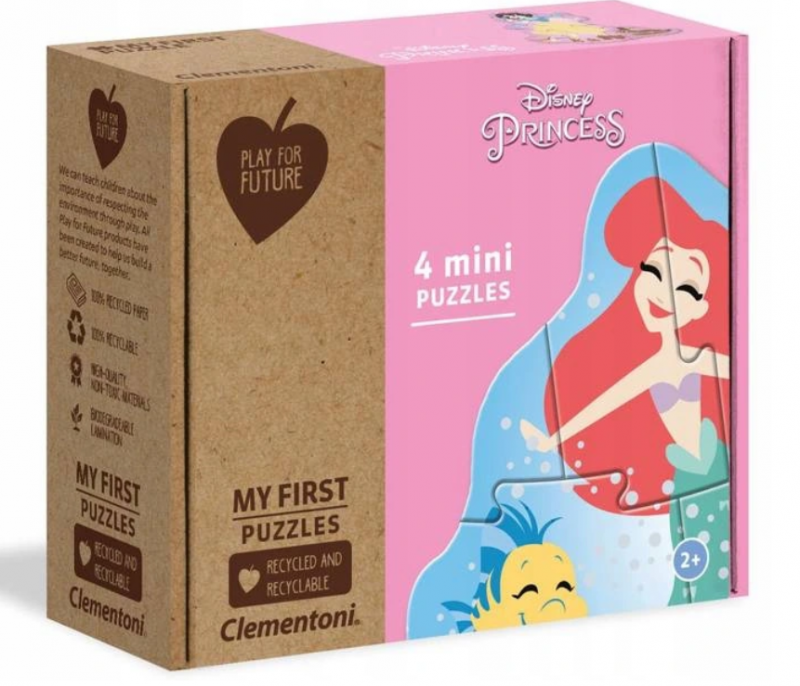 Puzle 4in1 mini. Princeses