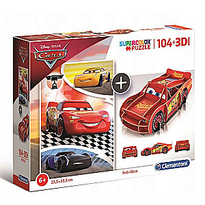 Puzle 104. Mašīnas + 3D modelis