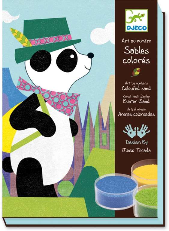 Цветные раскраски - Панда и друзья