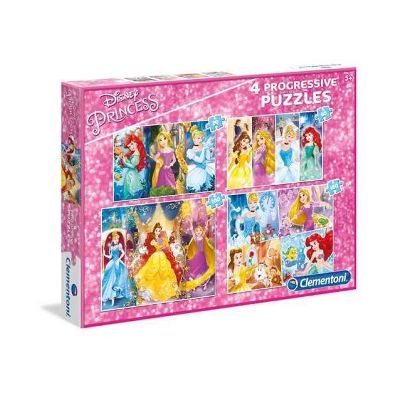 Puzle 20+60+100+180. Princeses