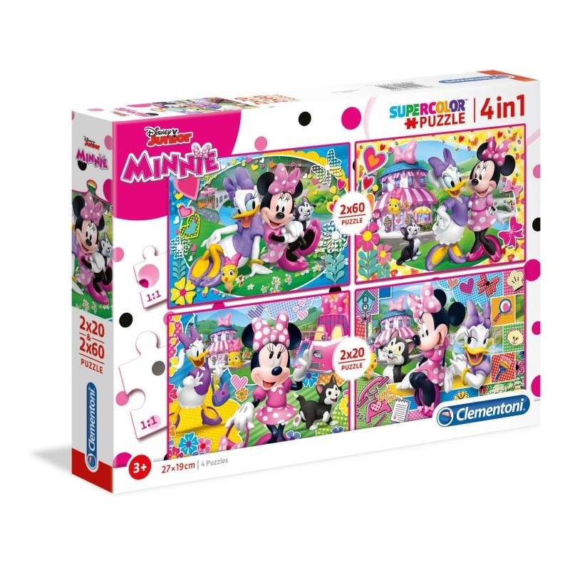 Puzle CLEMENTONI MINNIE 2x20gb+2x60gb