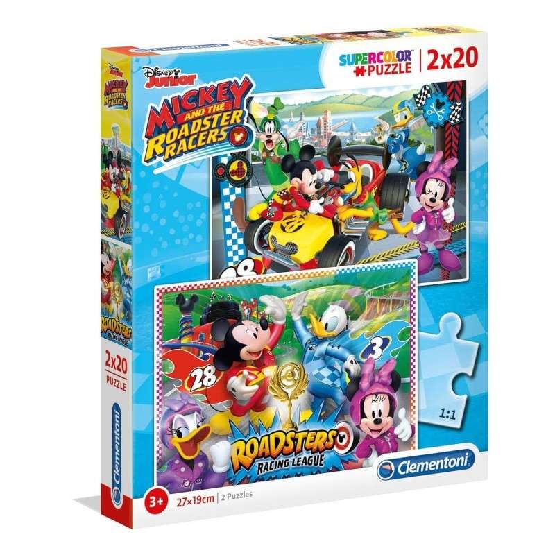 Puzle CLEMENTONI Mickey 2gbx20detaļas