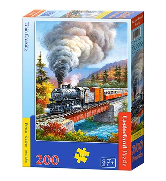 Spēle puzle ''Train Crossing'' 200 detaļas