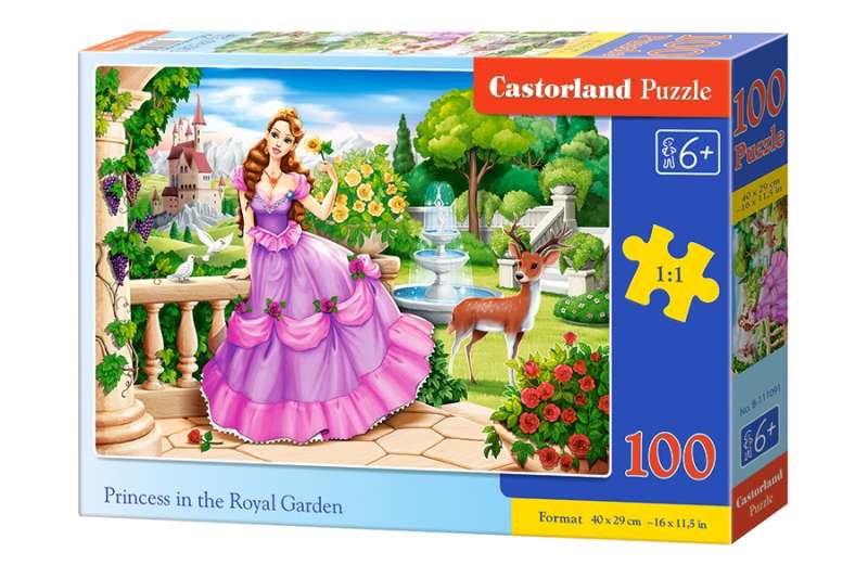 Puzle 100. Princeses dārzā