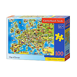 Puzle 100. Eiropas karte