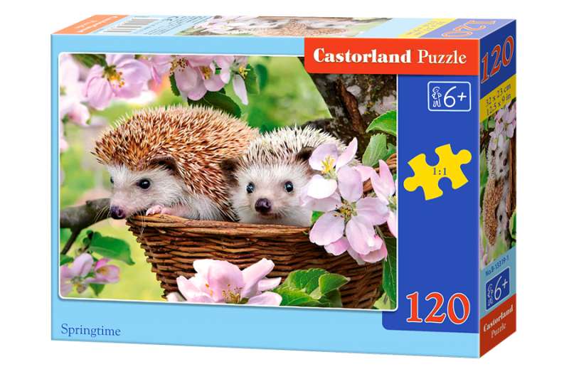 Spēle puzzle ''Eži'' 120 detaļas