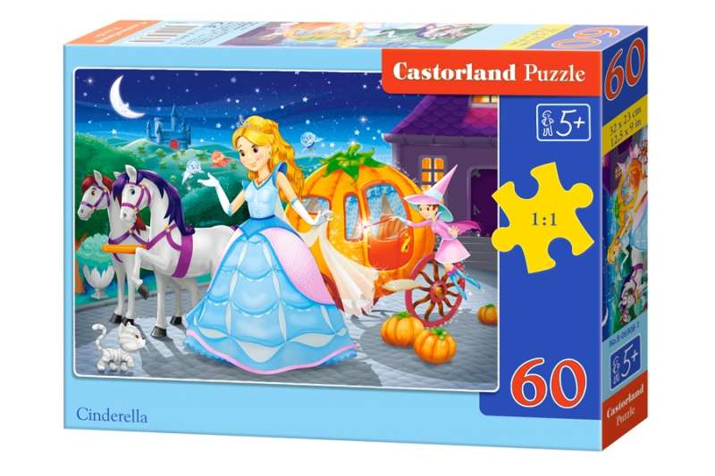 Spēle puzzle ''Pelnrušķīte'' 60 detaļas