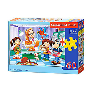 Spēle puzzle ''Pie veterināra'', 60 detaļas