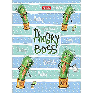 Biznesa blociņš 64l A6 kvadrāts/linija - Angry Boss
