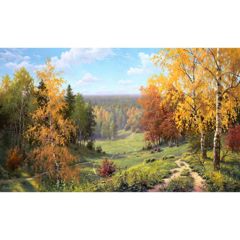 Mozaīkas glezna -  Atvasara (40 krāsas)