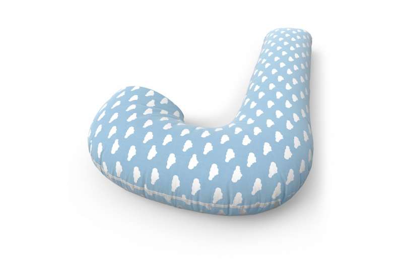 Подушка для беременных J + наволочка Cloud blue