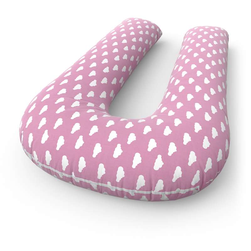 Подушка для беременных U + наволочка Clouds Pink
