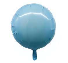 Follija balons 18 "Apaļš" 34cm,zils