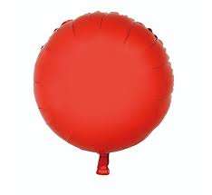 Follija balons 18 "Apaļš" 34cm,sarkans