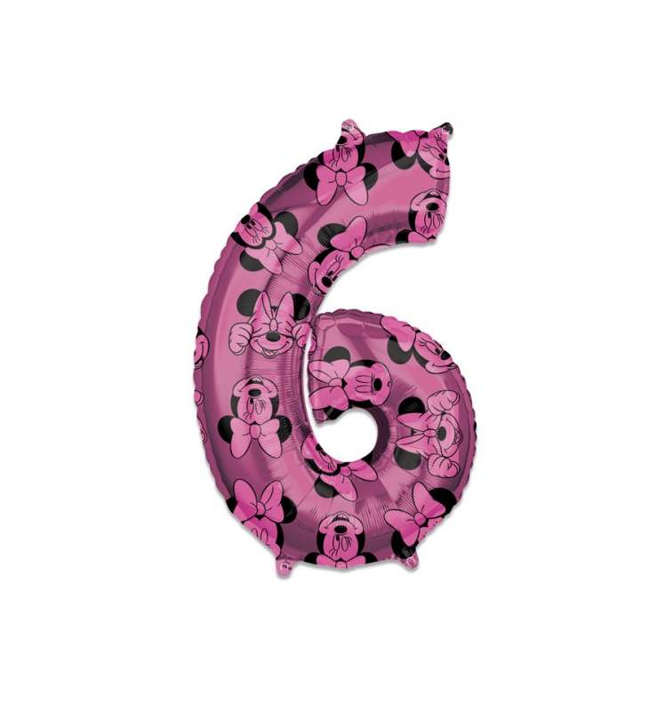 Фольгированный шар  "Mickey Mouse 6" 66см, розовый