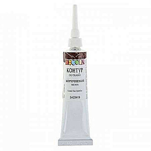 Kontūrs uz auduma DECOLA brūns tūbiņa 18ml