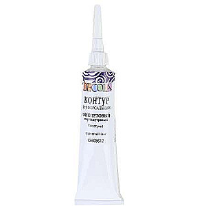 Universālais kontūrs DECOLA perlamutra violetā, tūba 18ml