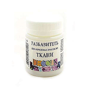 Auduma krāsu atšķaidītājs DECOLA, pudele 50ml
