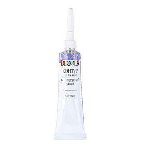 Kontūrs uz auduma DECOLA 18 ml Violetais