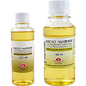 Linsēklu eļļa mākslinieciskām glezniecības darbībām 120ml pudele