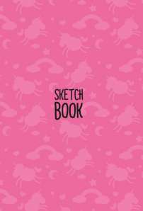 Блокнот  A5 Sketchbook (единороги, розовый)
