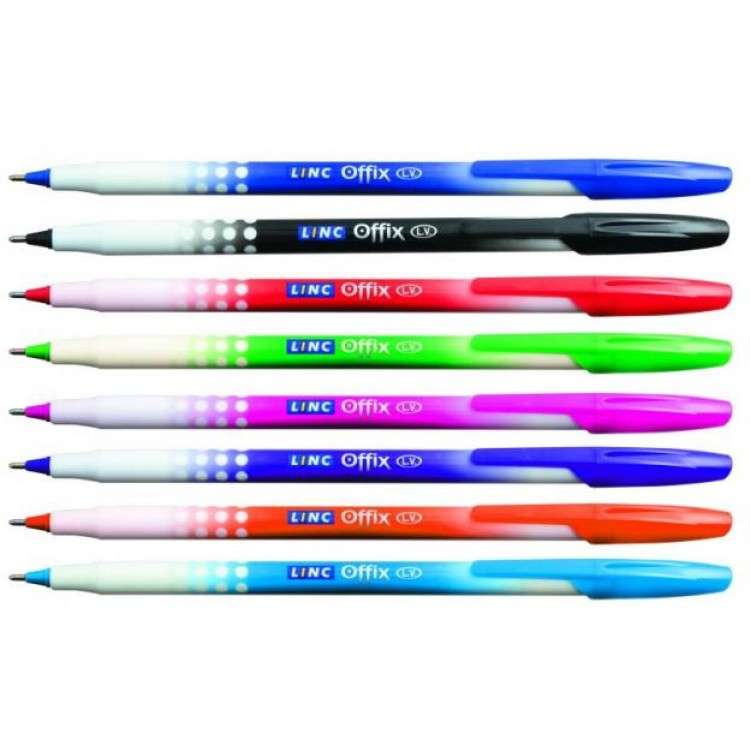 Шариковая ручка Linc Offix (0,5 мм) фиолетовый стержень