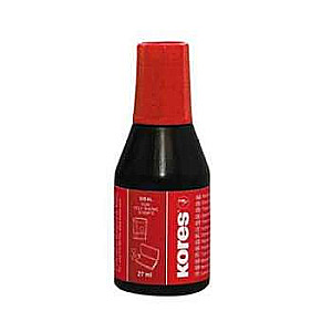 Zīmogu krāsa KORES sarkana kr. 27ml