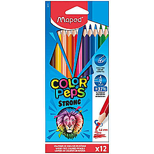 Zīmuļkrāsas MAPED Color Peps Strong 18 krāsas