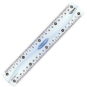Lineāls 20cm ar turētāju