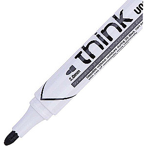 DELI Think marķieris tāfelēm, 2 mm, melns