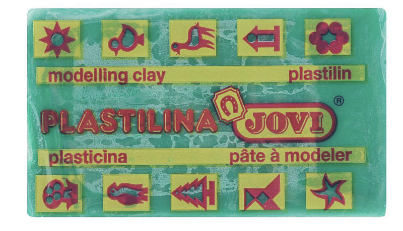 Jovi Пластилин, цвет: темно-зеленый, 50 г