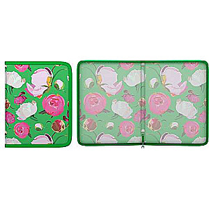 Plastmasas mapīte ar rāvējslēdzēju ErichKrause Peonies, A5+