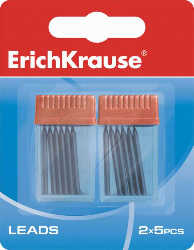 Набор грифелей для циркулей ErichKrause (в блистере 2 контейнера по 5 шт.)