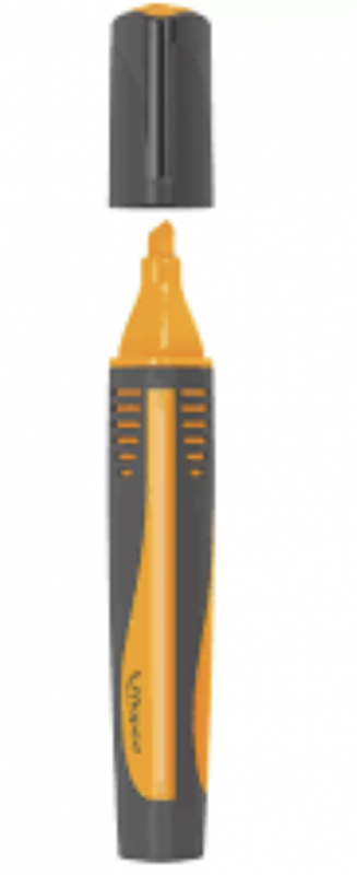 Текст-маркер FLUO PEPS Max, оранжевый