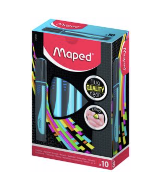 Текстовой маркер MAPED Fluo Peps Max синий, 1 шт.