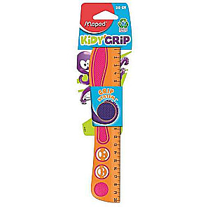 Lineāls MAPED Kidy'Grip abpus.,20cm