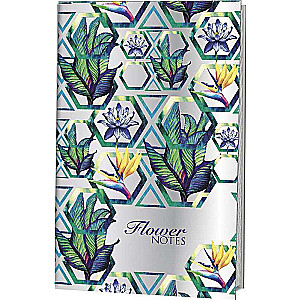 Hologrammu piezīmju grāmatiņa Flower Notes (violeta)