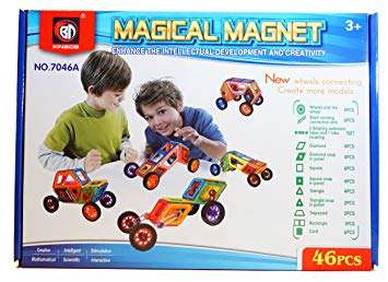 Набор магнитного конструктора Magical Magnet, 46 деталей