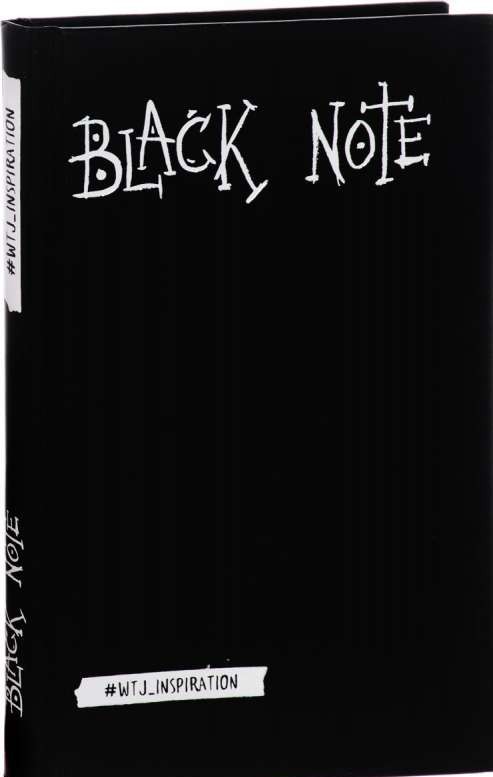 Black Note. Креативный блокнот с чёрными страницами